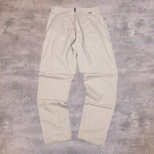 Vintage VTG 1990s Curl Girl Relax Fit Baggy Wide Legged Denim Tan Y2K Pant's